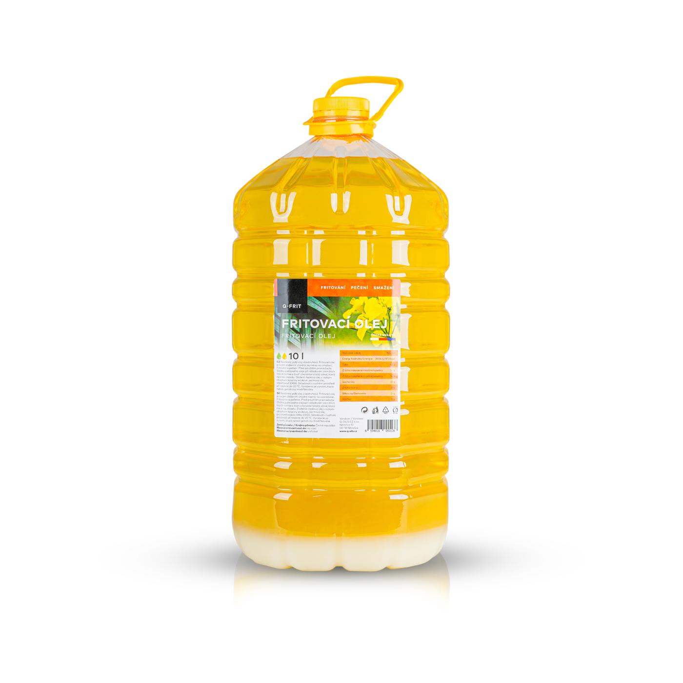Řepkový olej QUATTRO - Q-OILS CZ s.r.o. - rostlinné jedlé oleje
