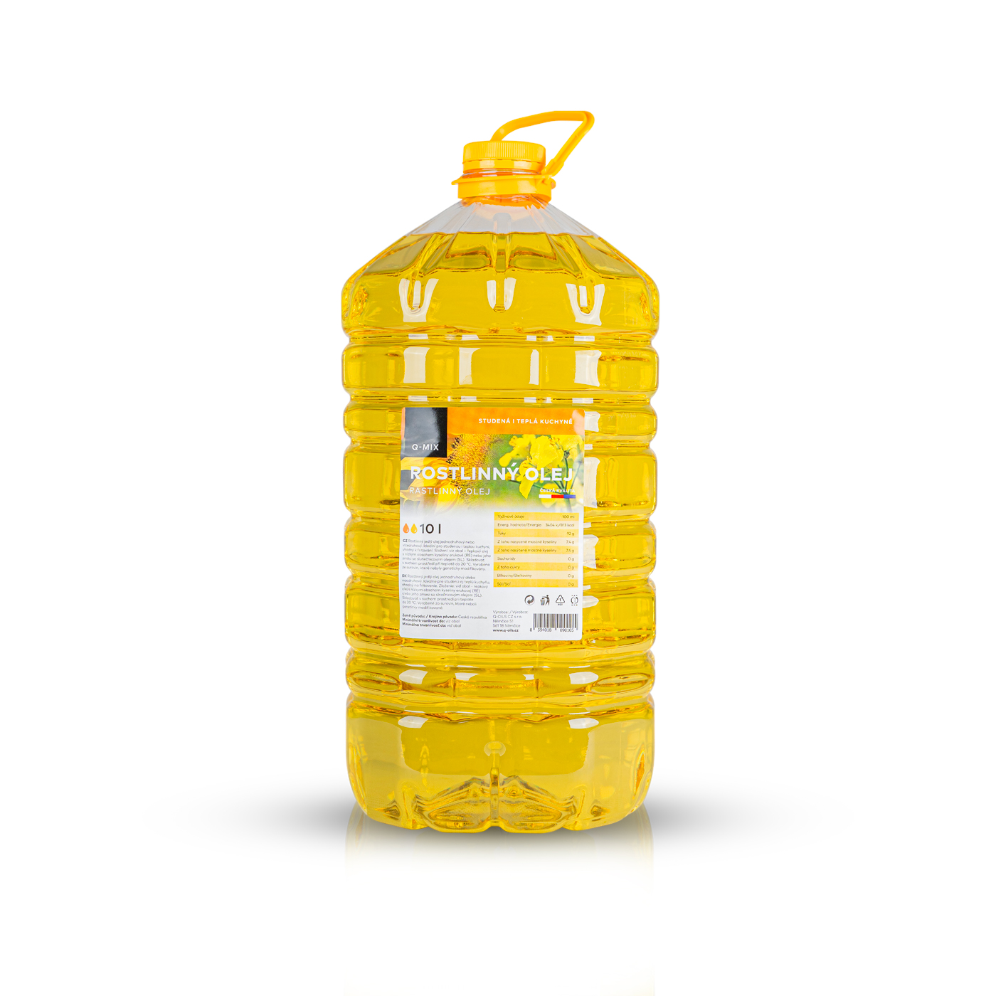 Rostlinný olej QMIX QOILS CZ s.r.o. rostlinné jedlé oleje